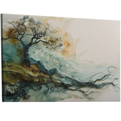 Surreal landscape wall art inspired by Ellen Jewett