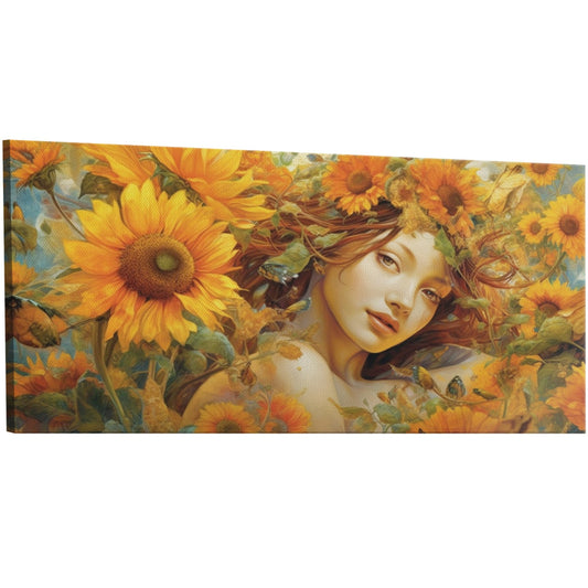 Captivating, elegant, intricate sunflower - Radiant Elegance -