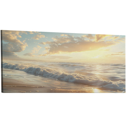 Coastal landscape wall art exuding tranquility and relaxation