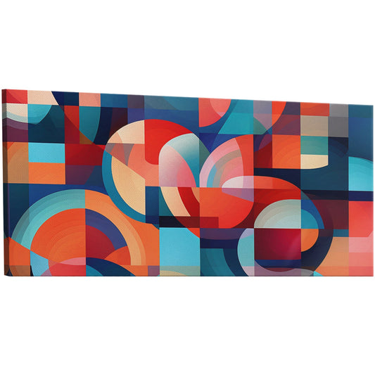 Vibrant geometric wall art - Oasis