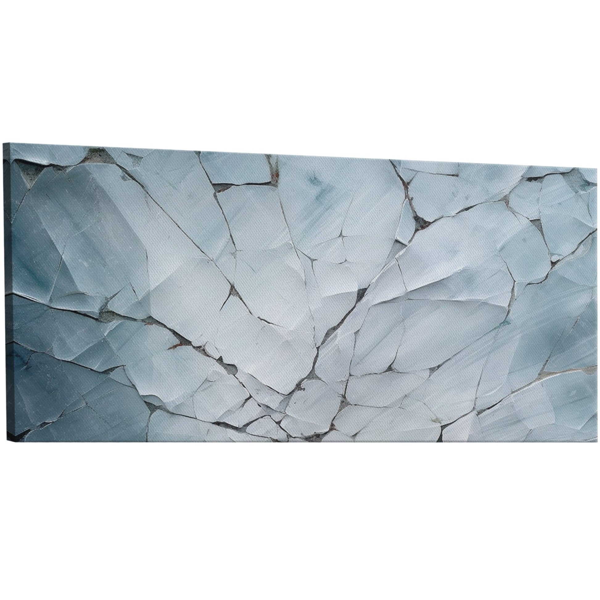 Exquisite Cracked Ice Wall Art inspired by winter's beauty