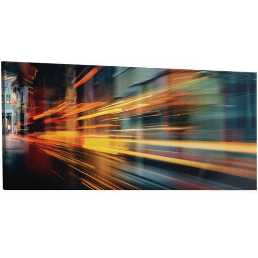 Dynamic motion blur of City Traffic - Enlivened Elegance