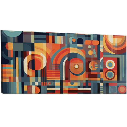 Abstract geometric wall art - Enigmatic Elegance