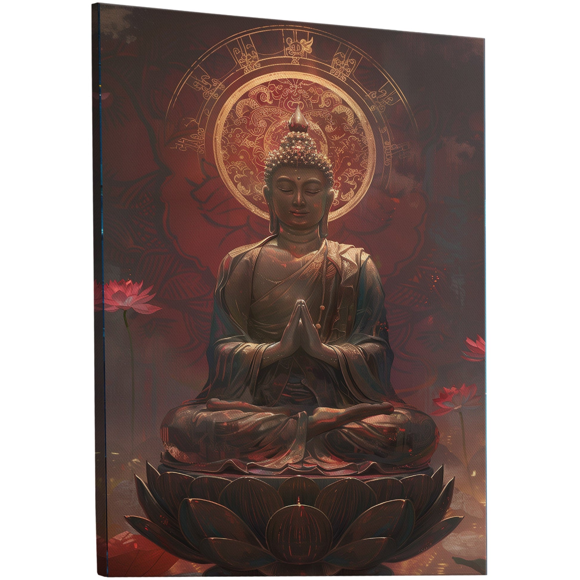 Shakyamuni sitting on lotus base artwork by Gavrilenko