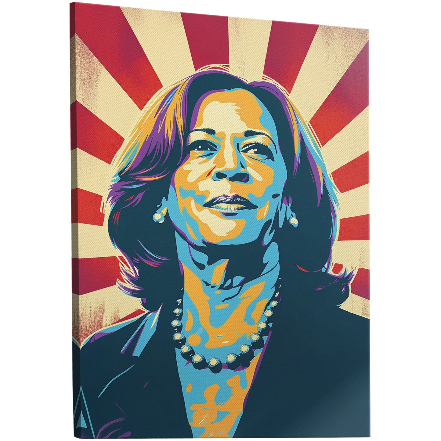 Kamala Harris - Regal Revolution in the Style of Obama Hope Poster