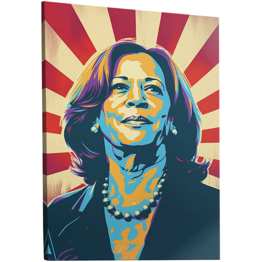 Kamala Harris - Regal Revolution in the Style of Obama Hope Poster