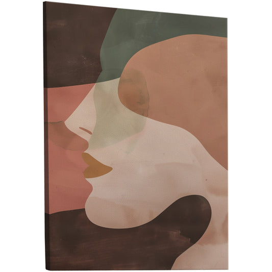 Minimalist expressionistic artwork on light brown background. Handmade with care and passion on fine art paper or canvas. Perfect for any room.