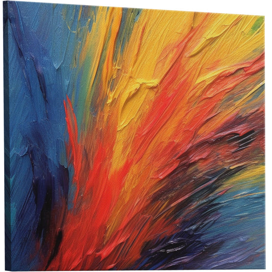 Vibrant oil pastel strokes, artistic textures, expressive abstract - Captivating Creativity