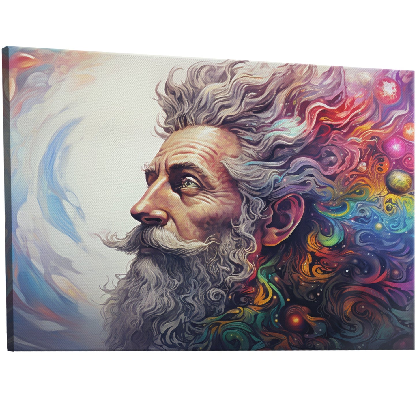 Portrait of an Enlightened Old Man - Rainbow Vision: Cosmic Erudition