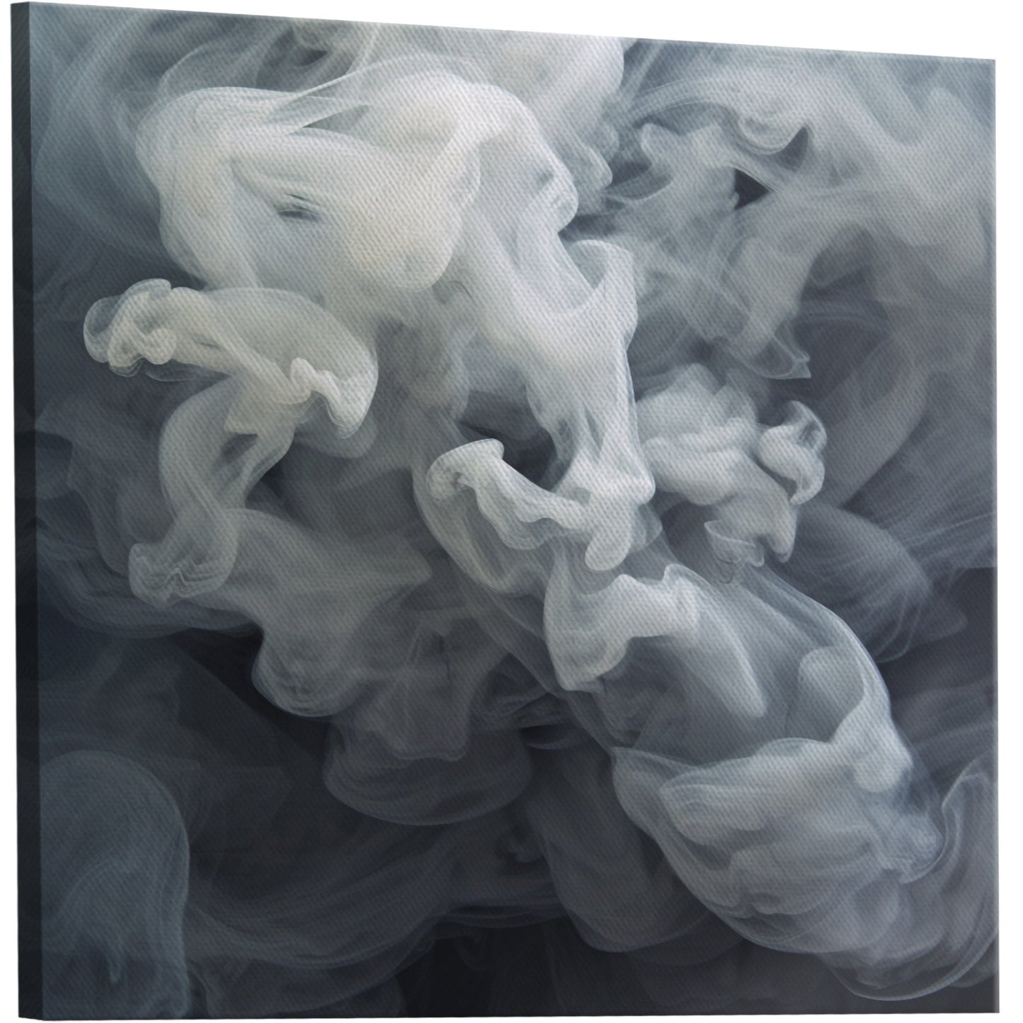 Photorealist Smoke in Grey and White - Ethereal Euphoria