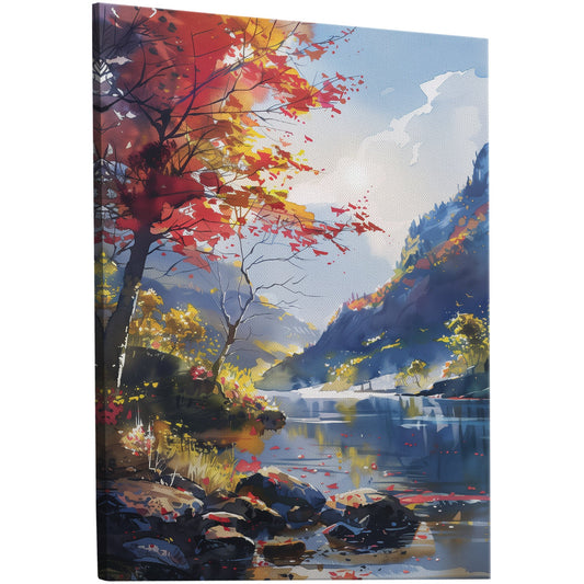 Vibrant landscape painting - Depth of Nature