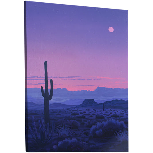 Serenity and Sophistication in Desert Dusk - Ethereal Oasis