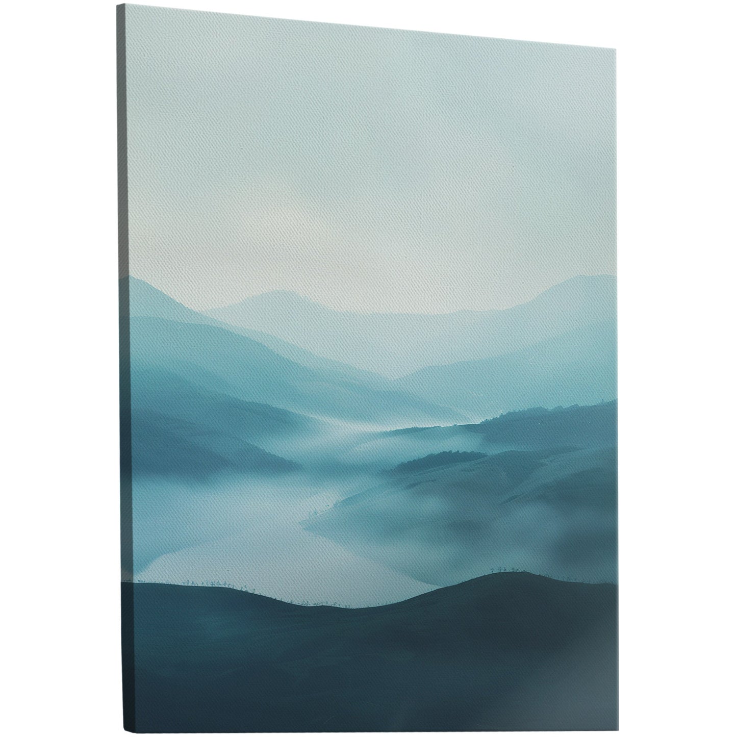 Long Exposure Photo of Mountain Valley Covered in Mist - Majestic Mist: Valley of Dreams