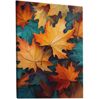 Exquisite autumn leaves wall art brings seasonal beauty into any space