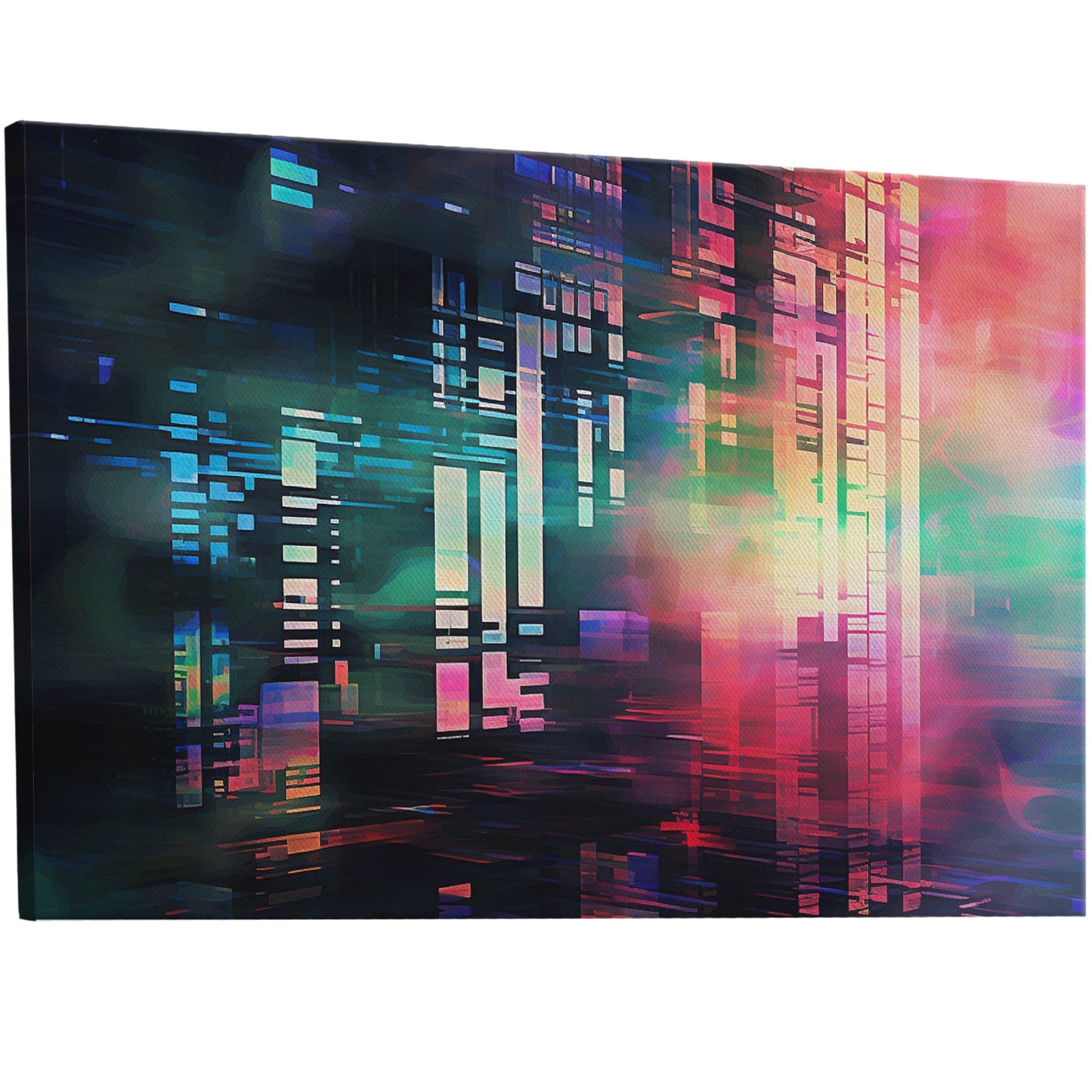 Innovative futuristic glitch abstract - Captivating Design