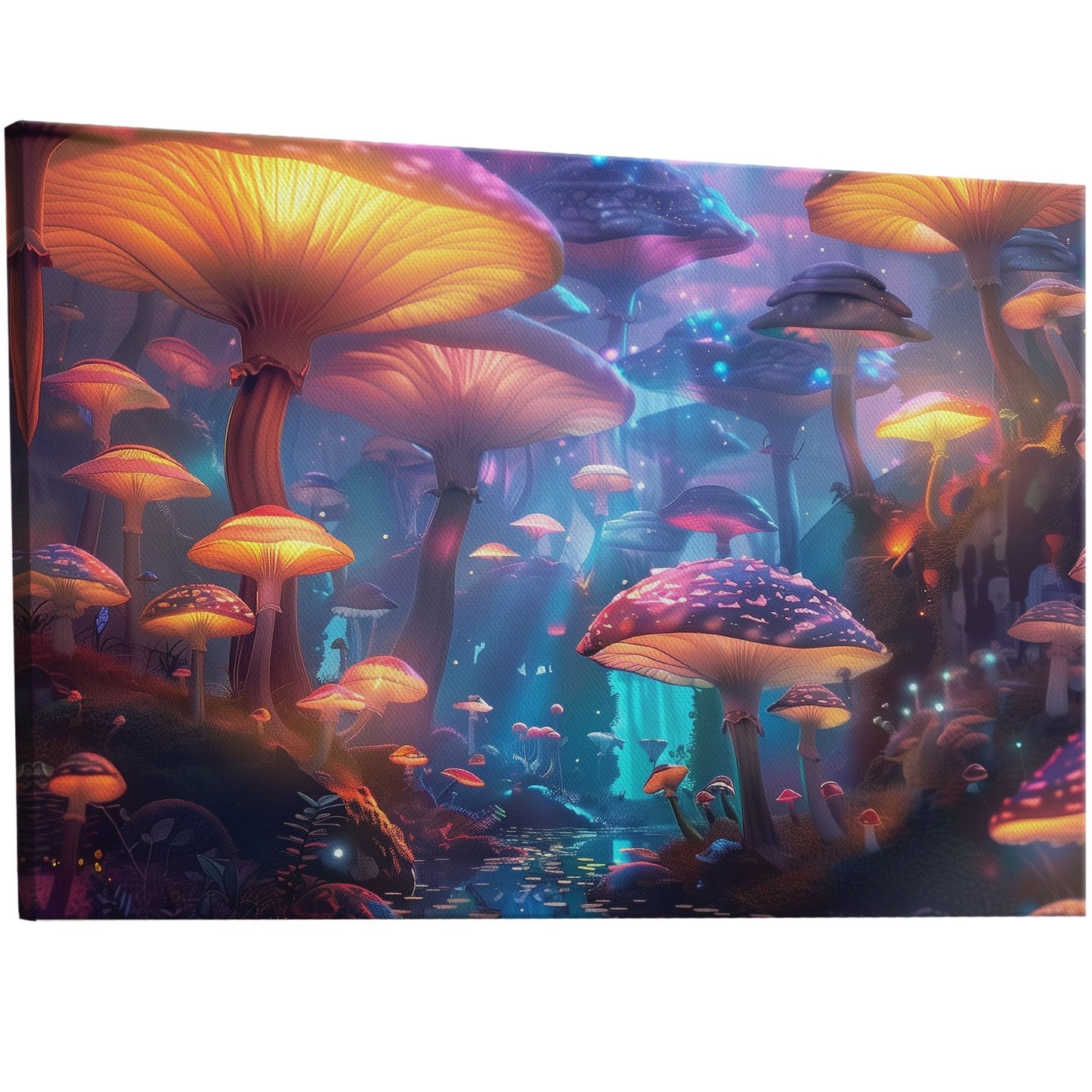 An eclectic mushroom scene - Enigmatic Fungi Dreamscapes