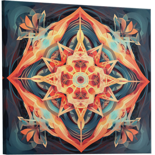 Captivating digital kaleidoscope art - Mesmerizing Symmetry