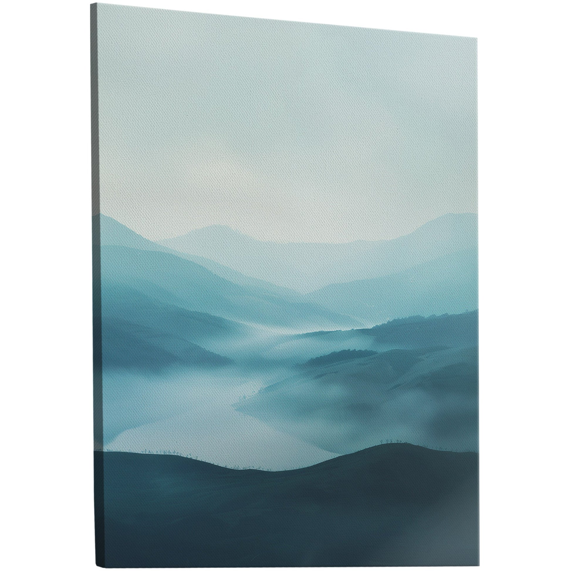 Stunning handmade wall art featuring serene blue waters