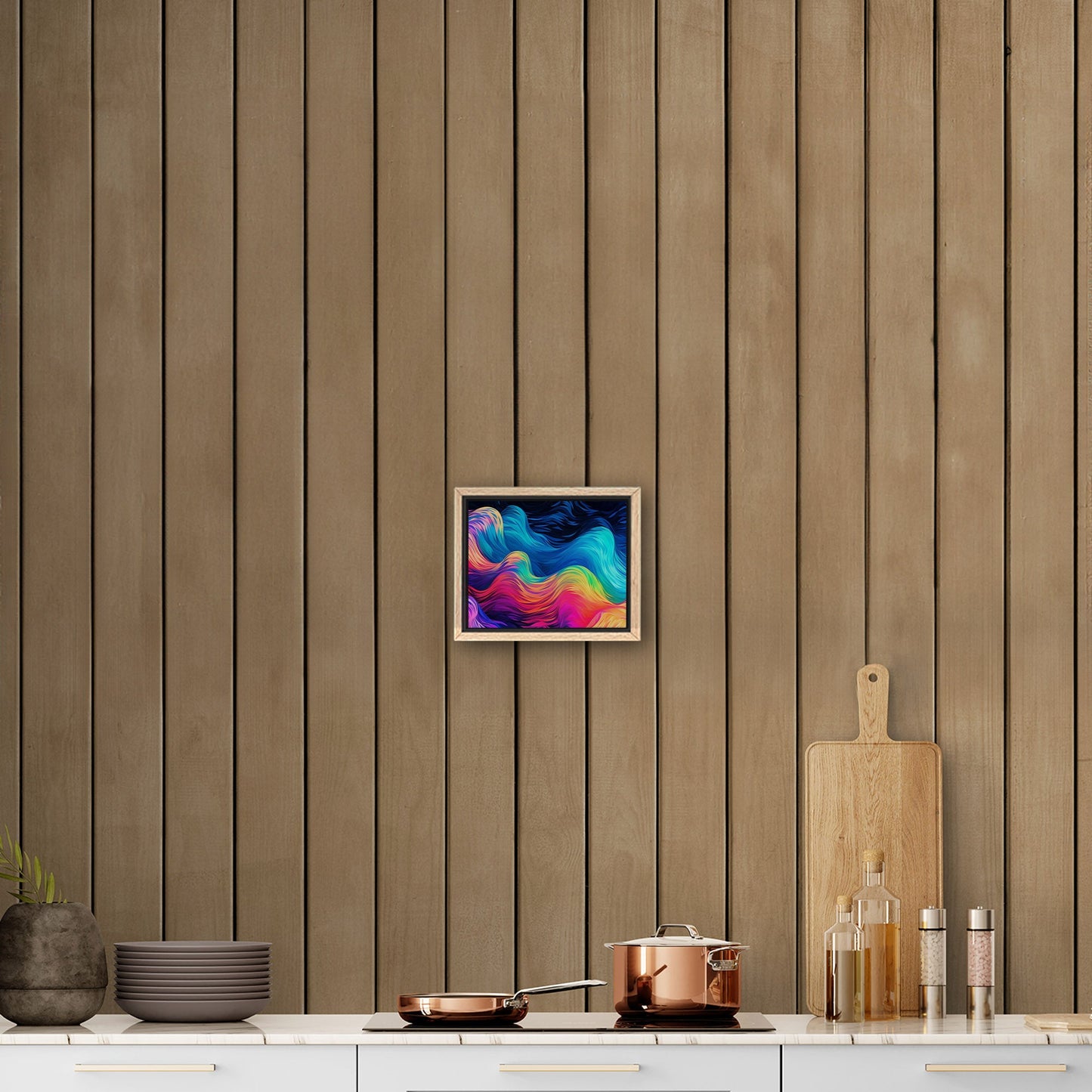 Abstract, vibrant wall art for modern spaces - Electric Dreams