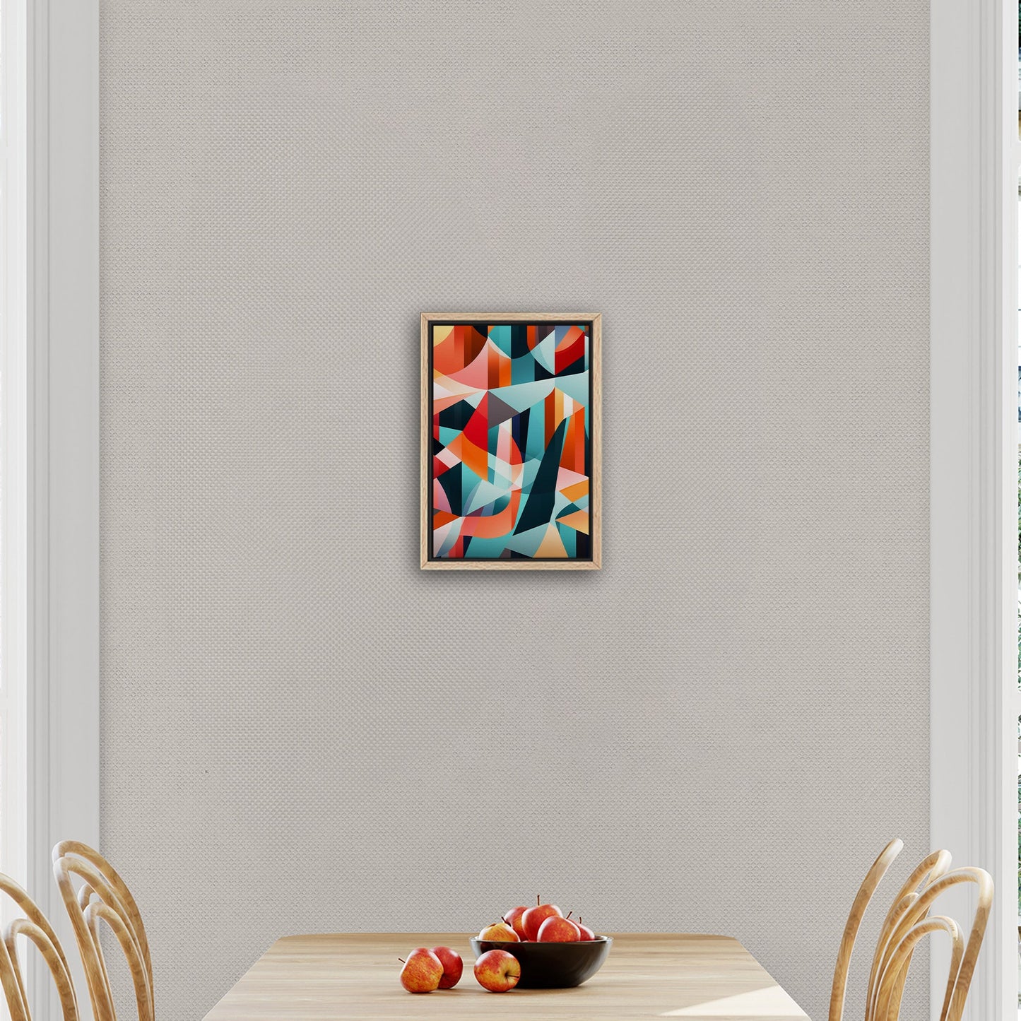 Bold geometric abstract wall art - Harmony in Motion