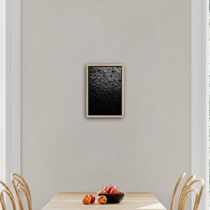 Abstract Photorealistic Cubist Wall Texture -Symmetry Serenity: Parallel Visions