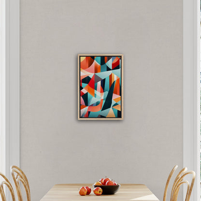 Bold geometric abstract wall art - Harmony in Motion