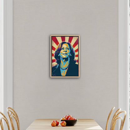 Kamala Harris - Regal Revolution in the Style of Obama Hope Poster