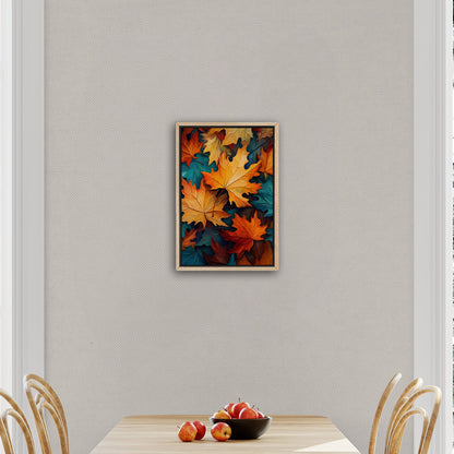 Painting of Autumn Leaves - Vivid Autumn Luminance