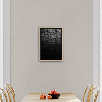 Abstract Photorealistic Cubist Wall Texture -Symmetry Serenity: Parallel Visions