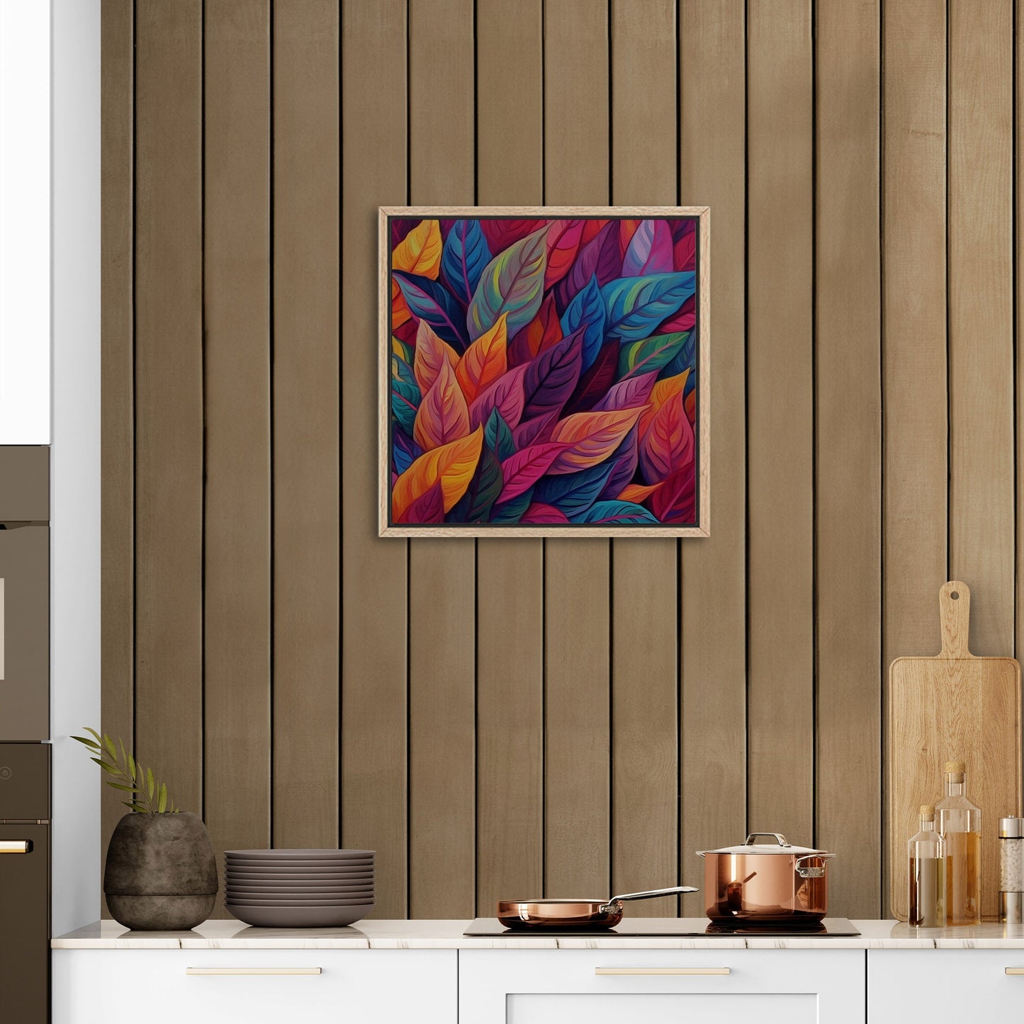 Painting of Autumn Leaves - Vivid Autumn Palette