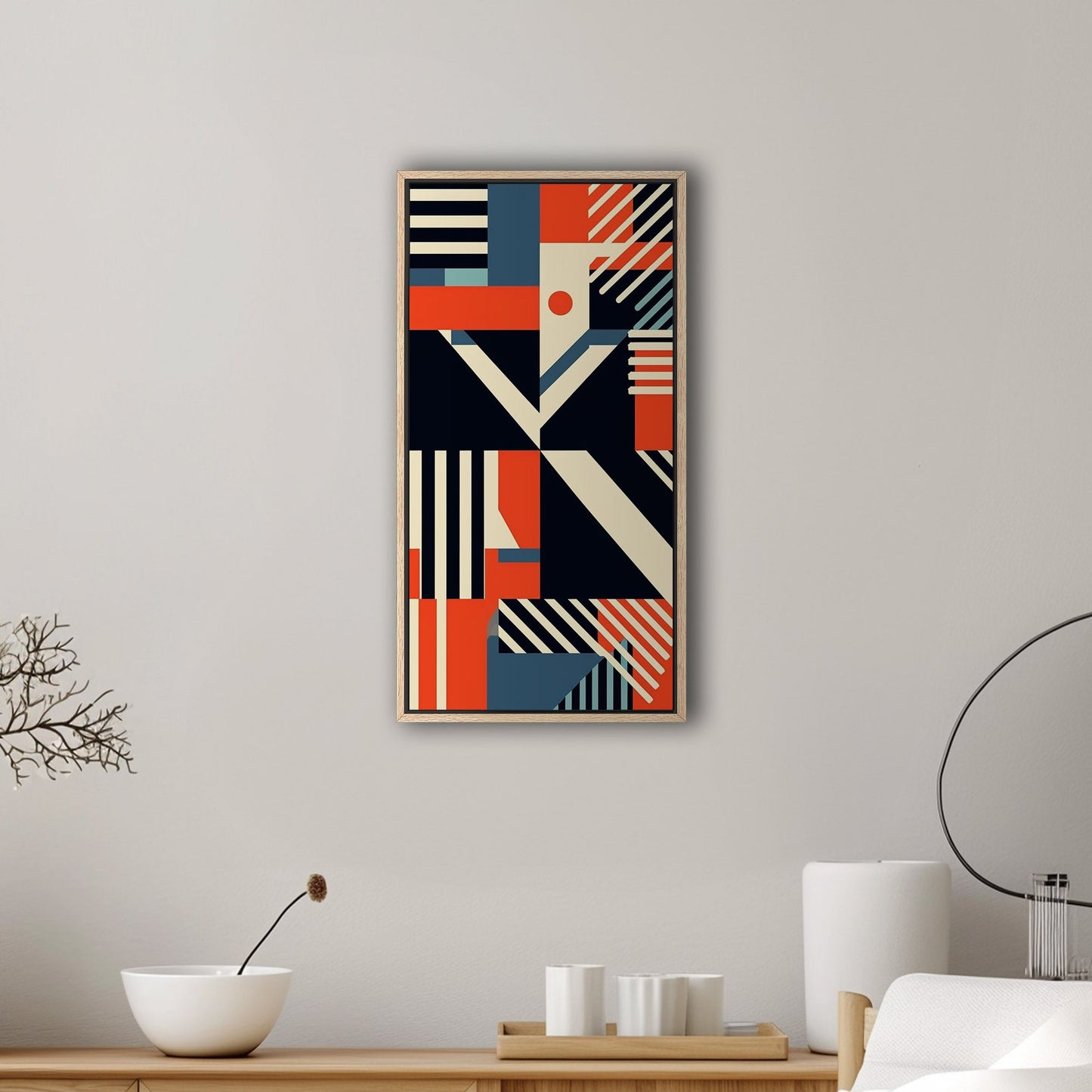 Bold geometric abstract pattern - Digital Masterpiece