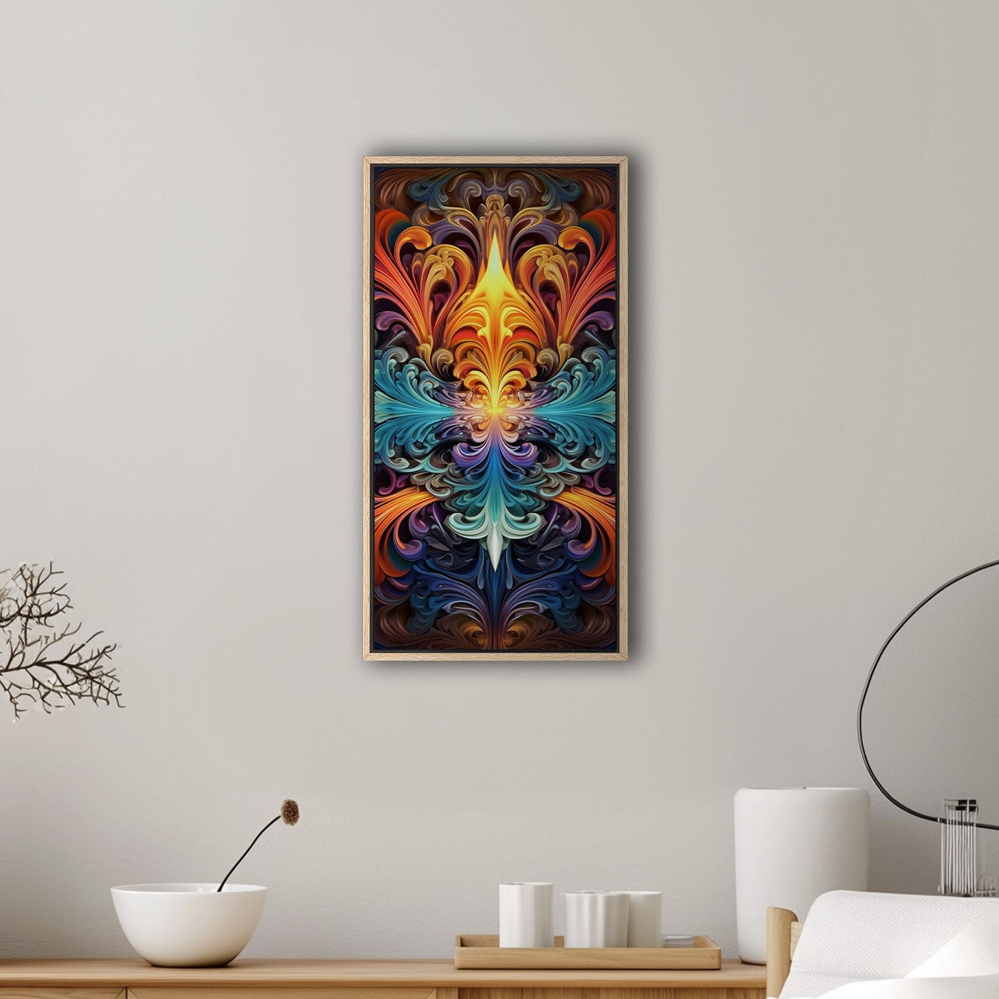 Intricate fractal art elevating your decor - Unique Elegance