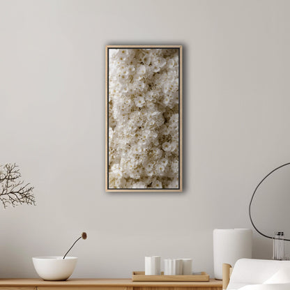 Photorealistic White Wildflower Top-down Texture - White Floral Abundance