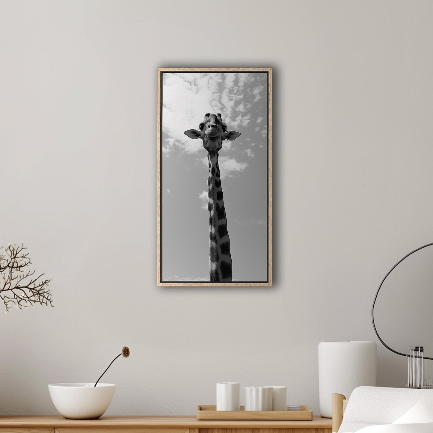 Giraffe in Eclectic Bohemian Jungle - Majestic Heights