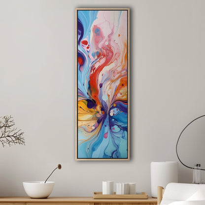 Colorful Abstract Splatter Painting - Colorful Movement