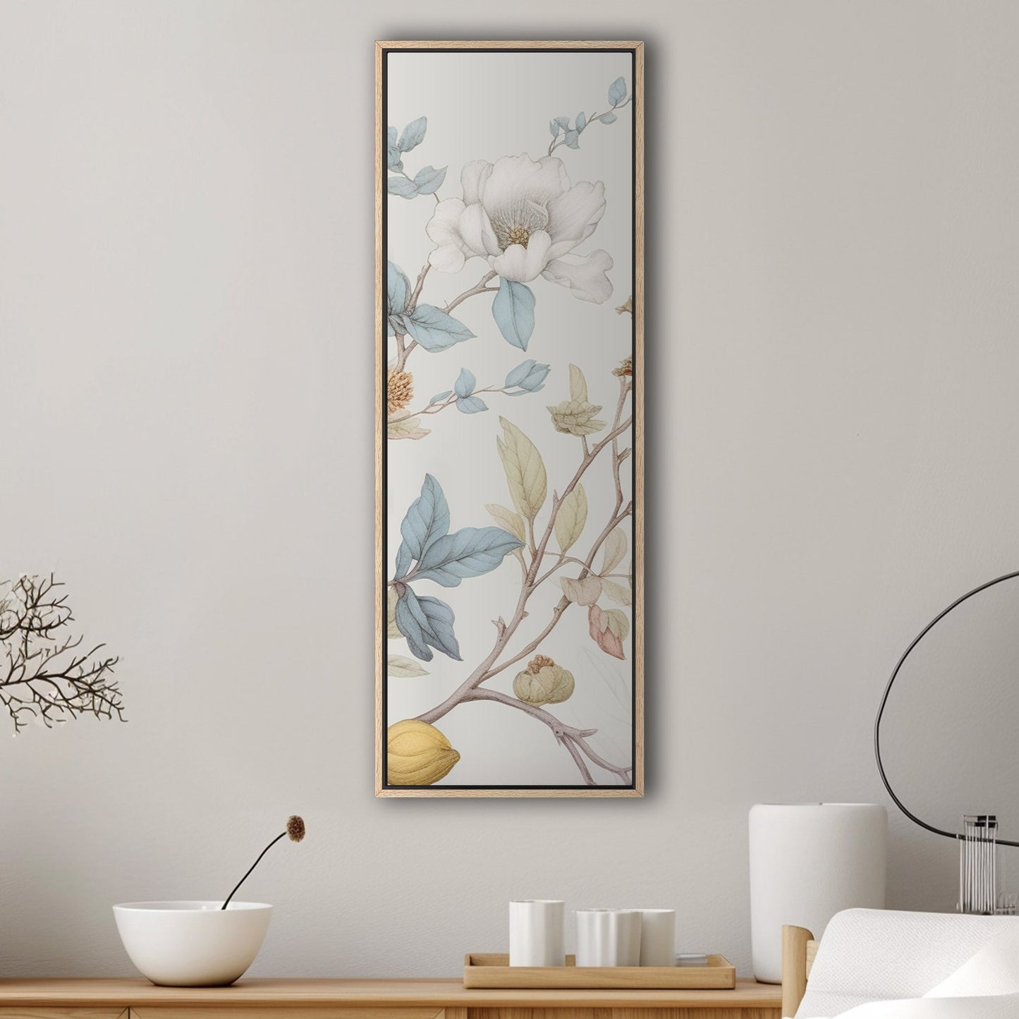 Botanical flower pastel watercolor - Dreamy Botanical Elegance