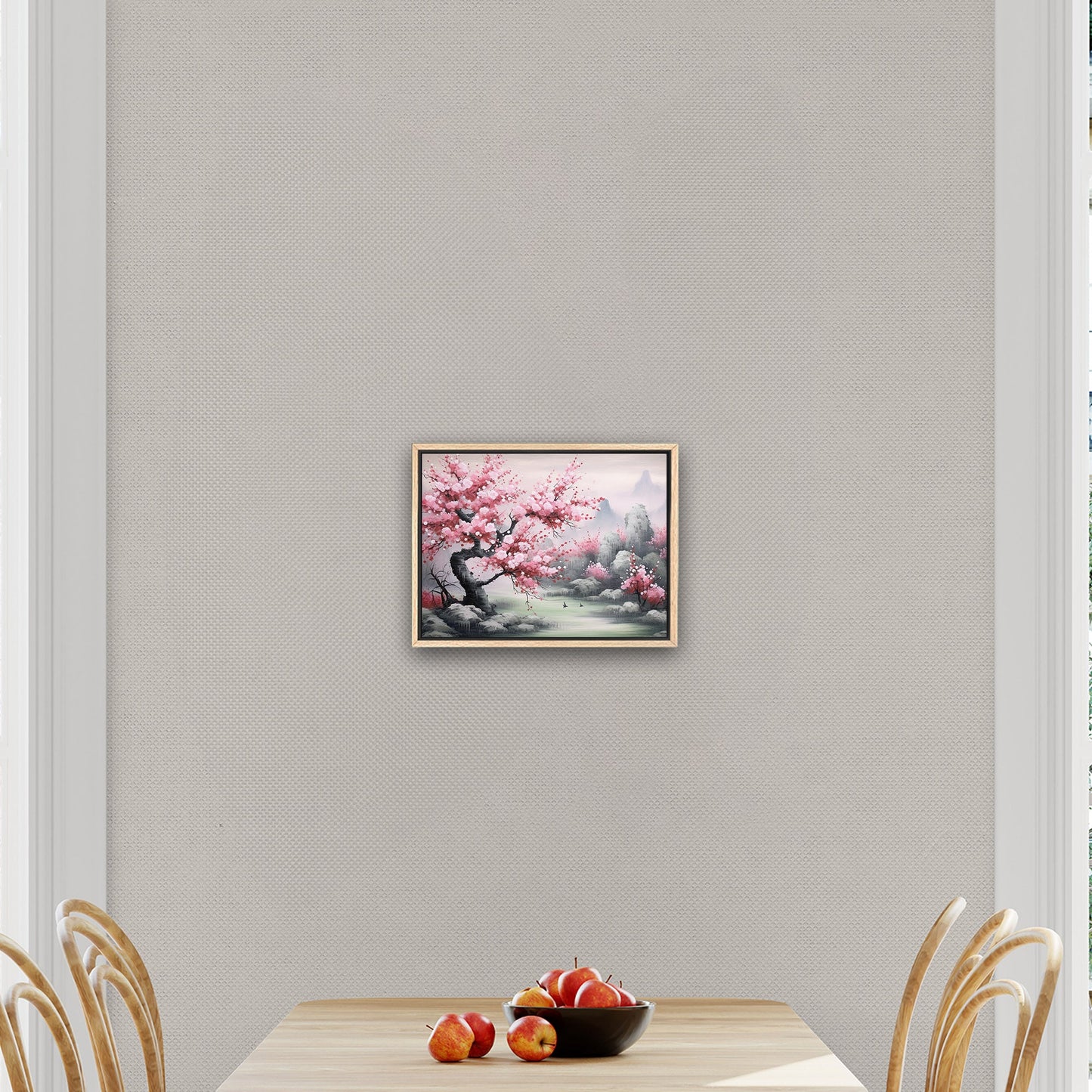 Asian Watercolor Botanical - Cherry Blossom Serenity