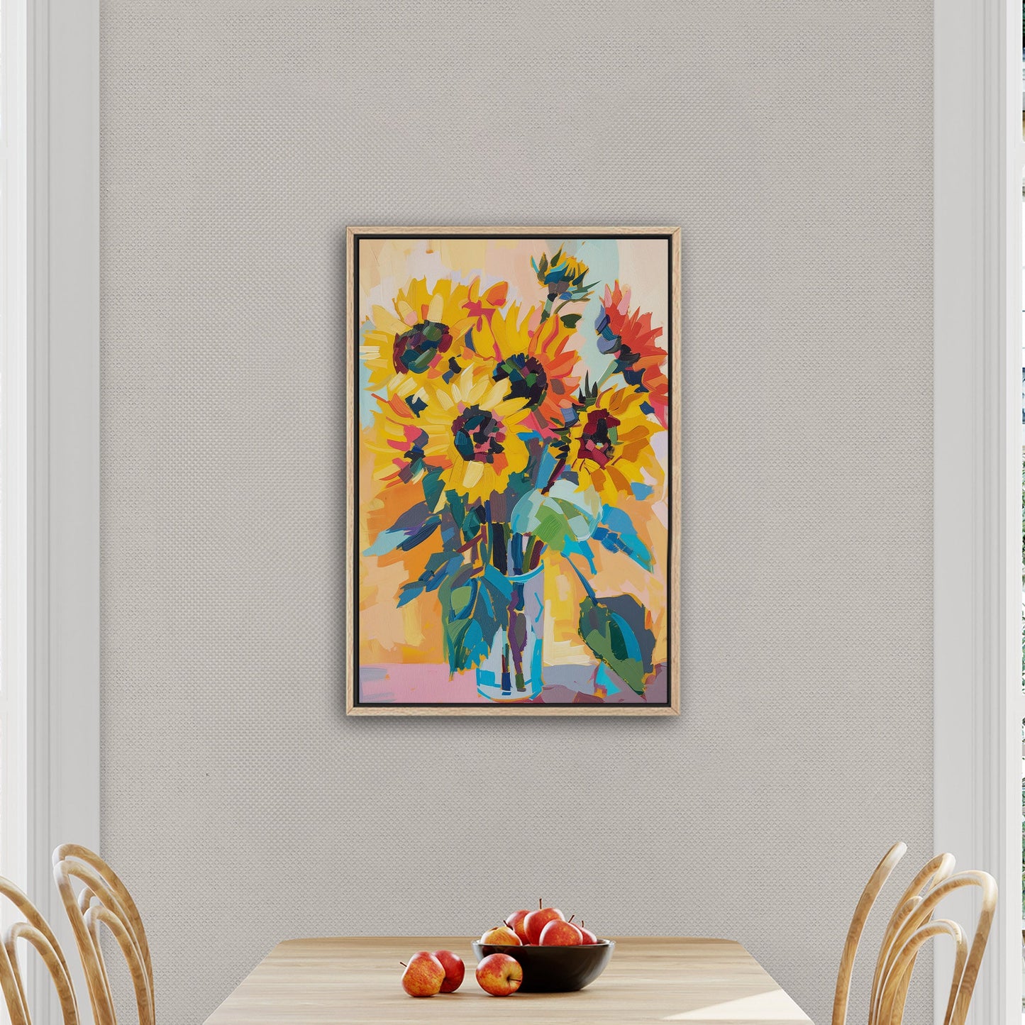 Vibrant sunflower masterpiece - Artistic Serenity