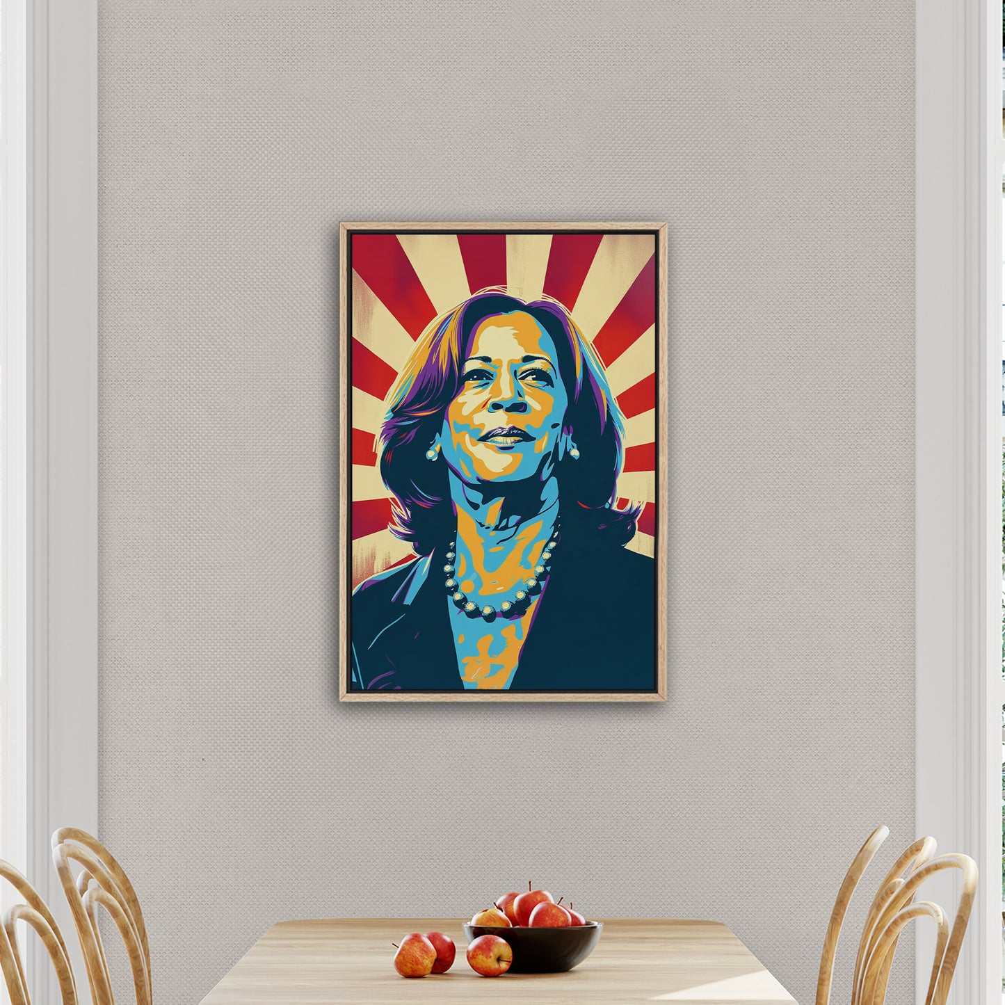 Kamala Harris - Regal Revolution in the Style of Obama Hope Poster