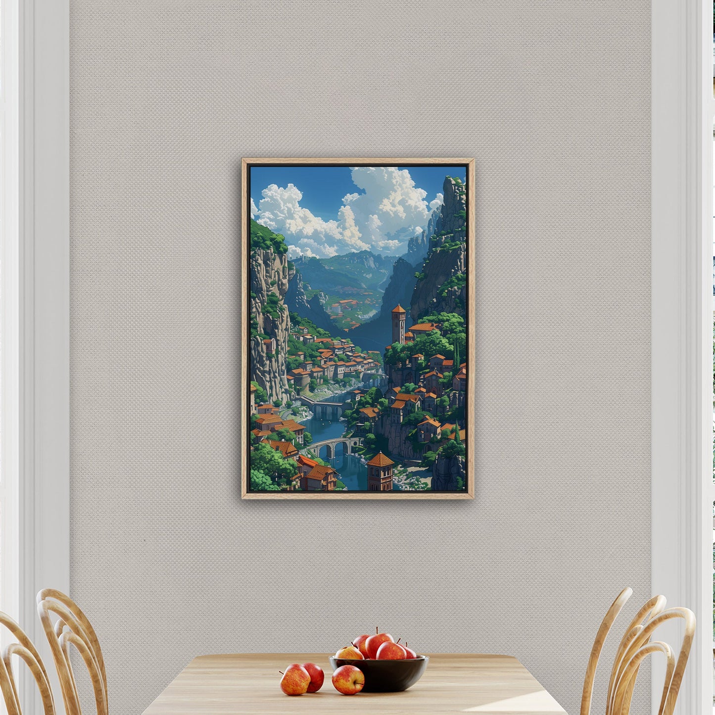 European-themed wall art - Elegant Elysian Haven