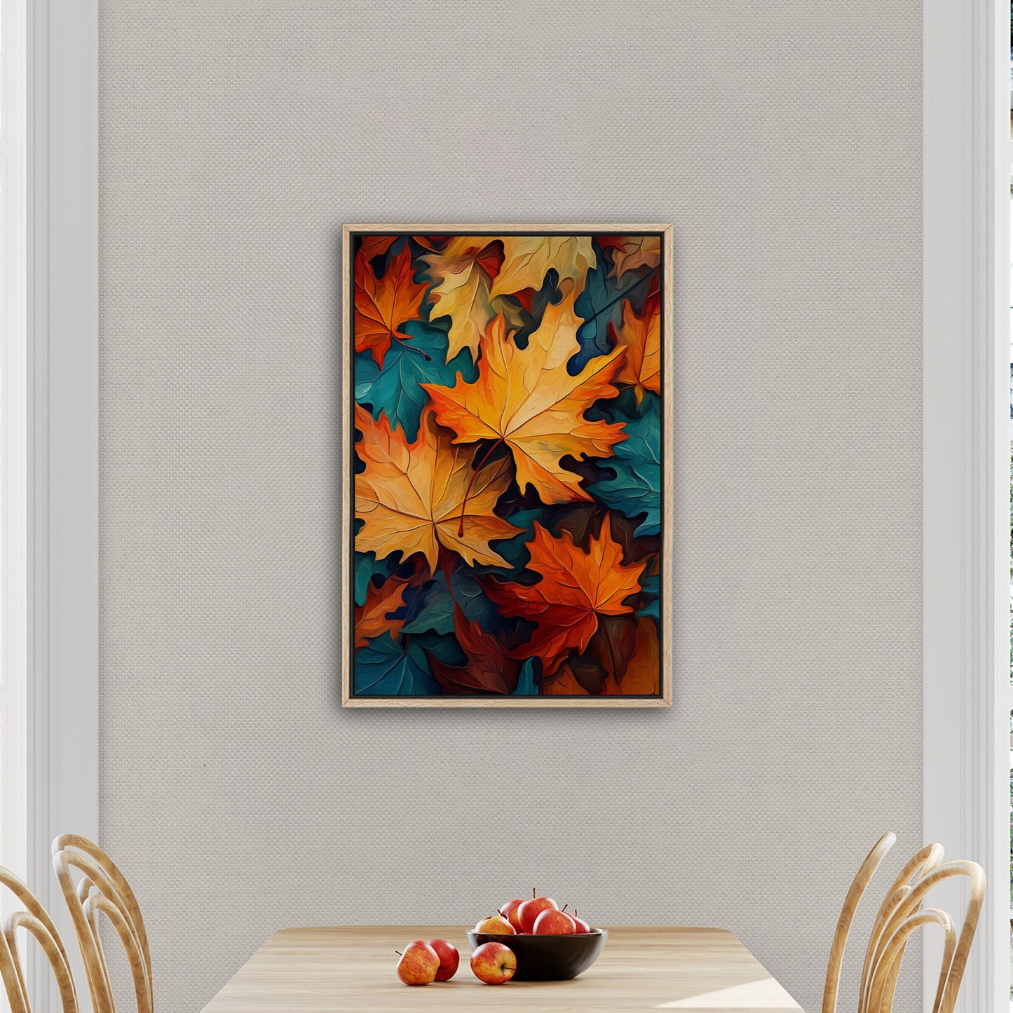 Painting of Autumn Leaves - Vivid Autumn Luminance