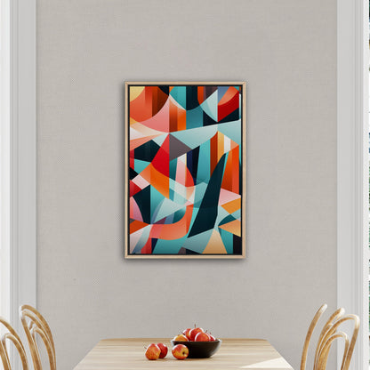 Bold geometric abstract wall art - Harmony in Motion