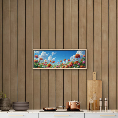 Vibrant, nature-inspired wall art - Enlivening Spring Garden