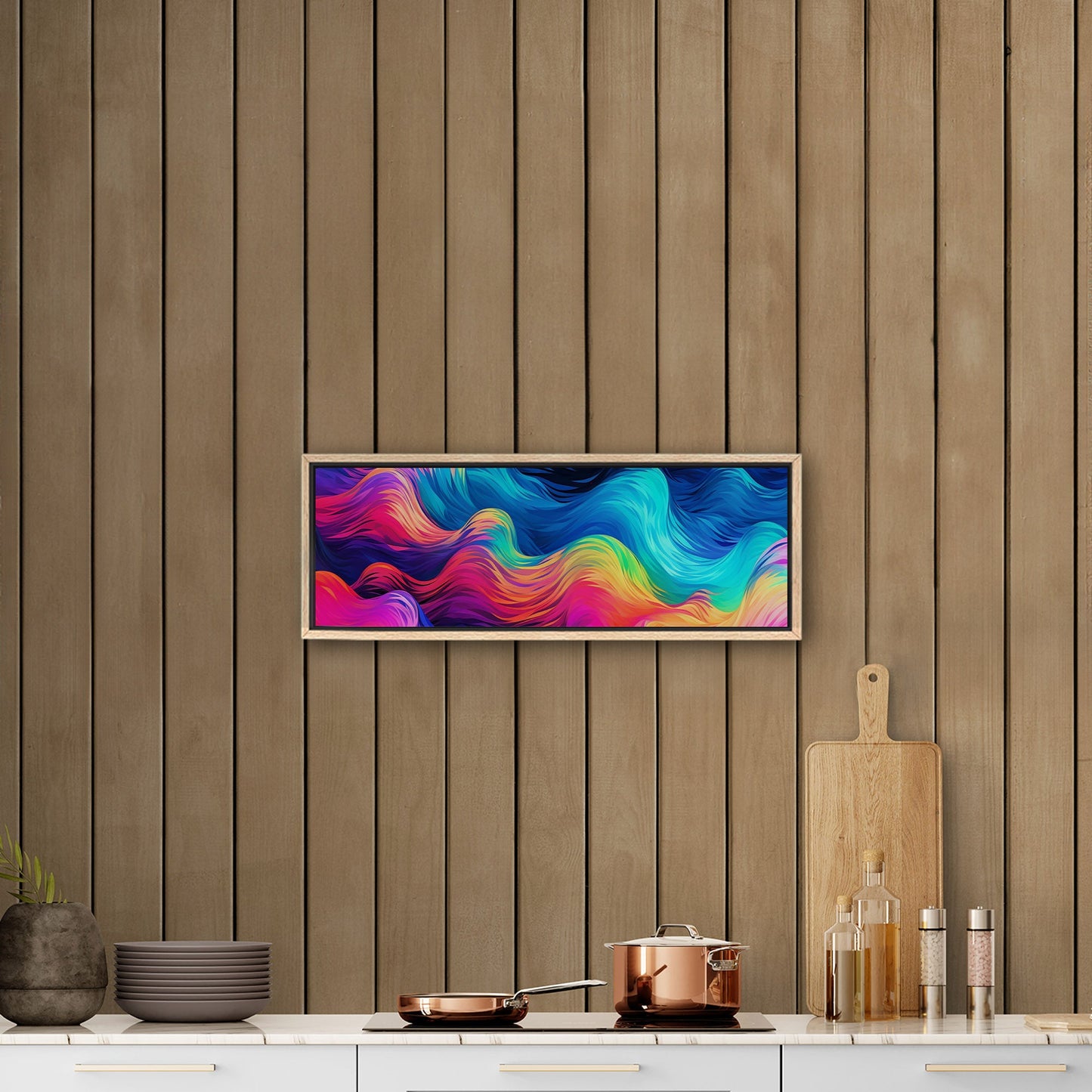 Abstract, vibrant wall art for modern spaces - Electric Dreams