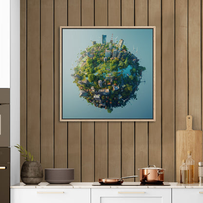 Enhance any room with Earth's view - Ethereal Exploration