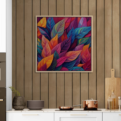 Painting of Autumn Leaves - Vivid Autumn Palette