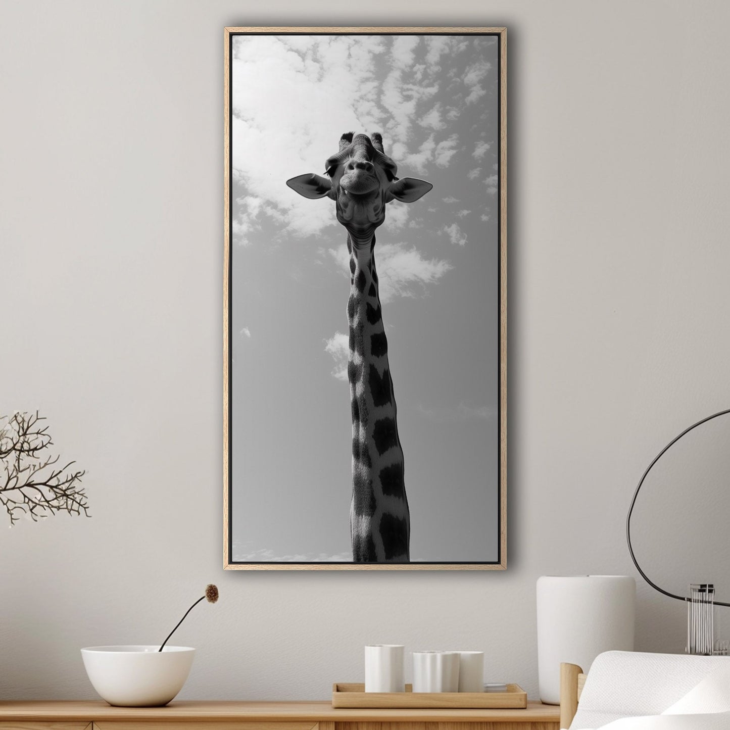 Giraffe in Eclectic Bohemian Jungle - Majestic Heights