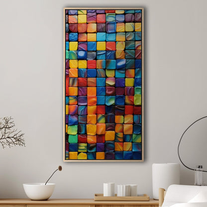 Mosaic Abstract Photorealistic Geometric Shapes - Mosaic Melody