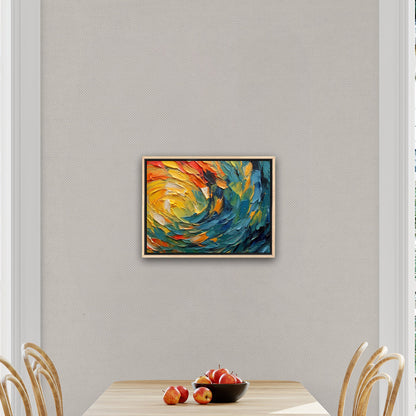 Artwork capturing essence of oil painting strokes - Whispering Echoes of Artistic Expression