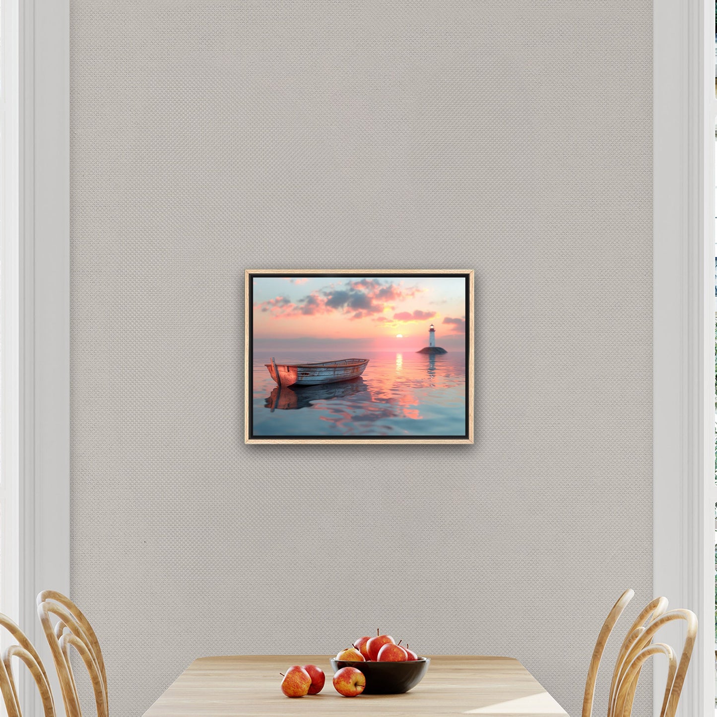 A mesmerizing digital masterpiece, evoking tranquil ocean serenity - Serene Seascape